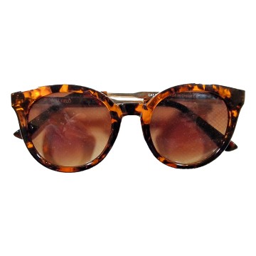 Sonnenbrille, schwarz-orange